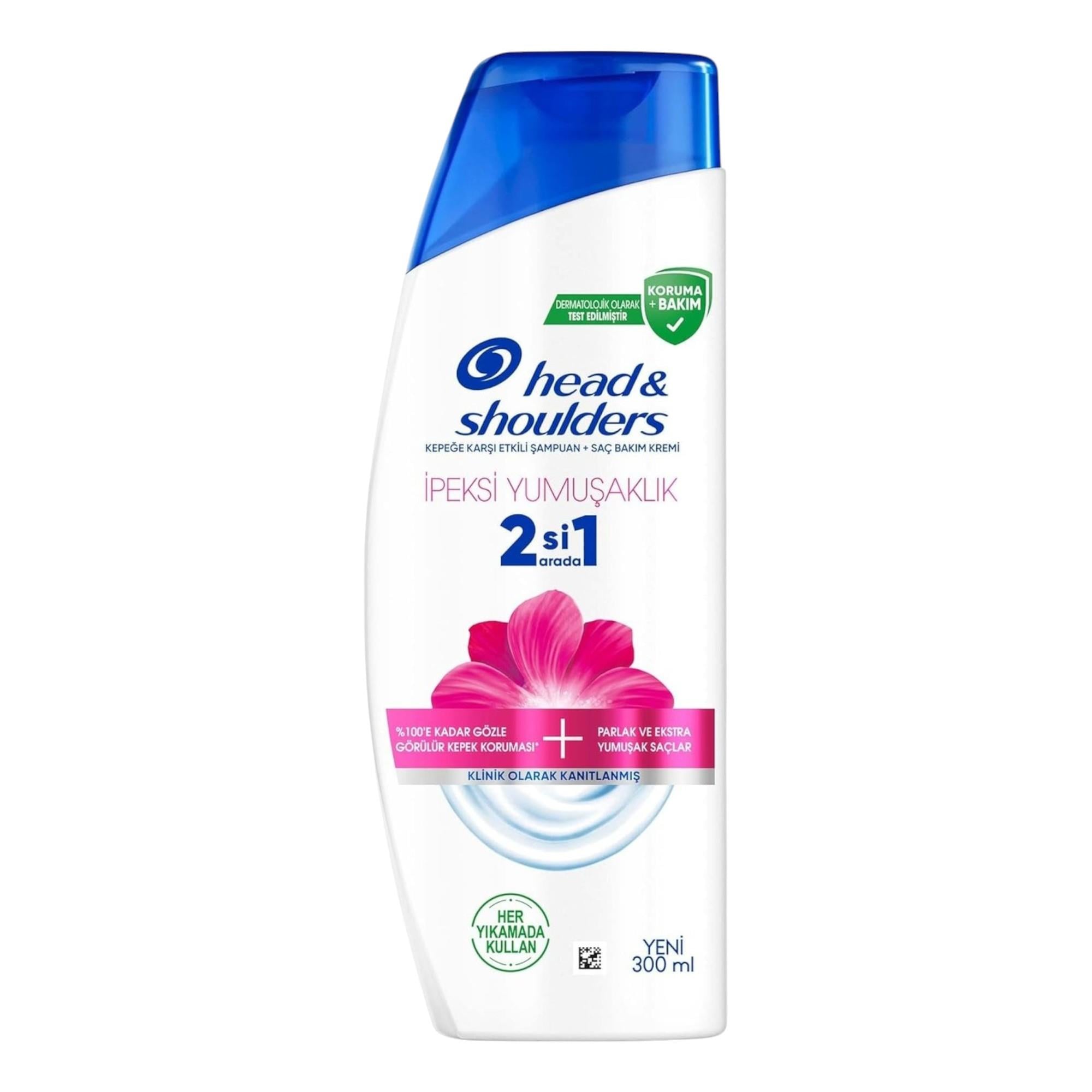 Head&Shoulders İpeksi Yumuşaklık 2si1arada Şampuan+Saç Bakım Kremi 300 ml