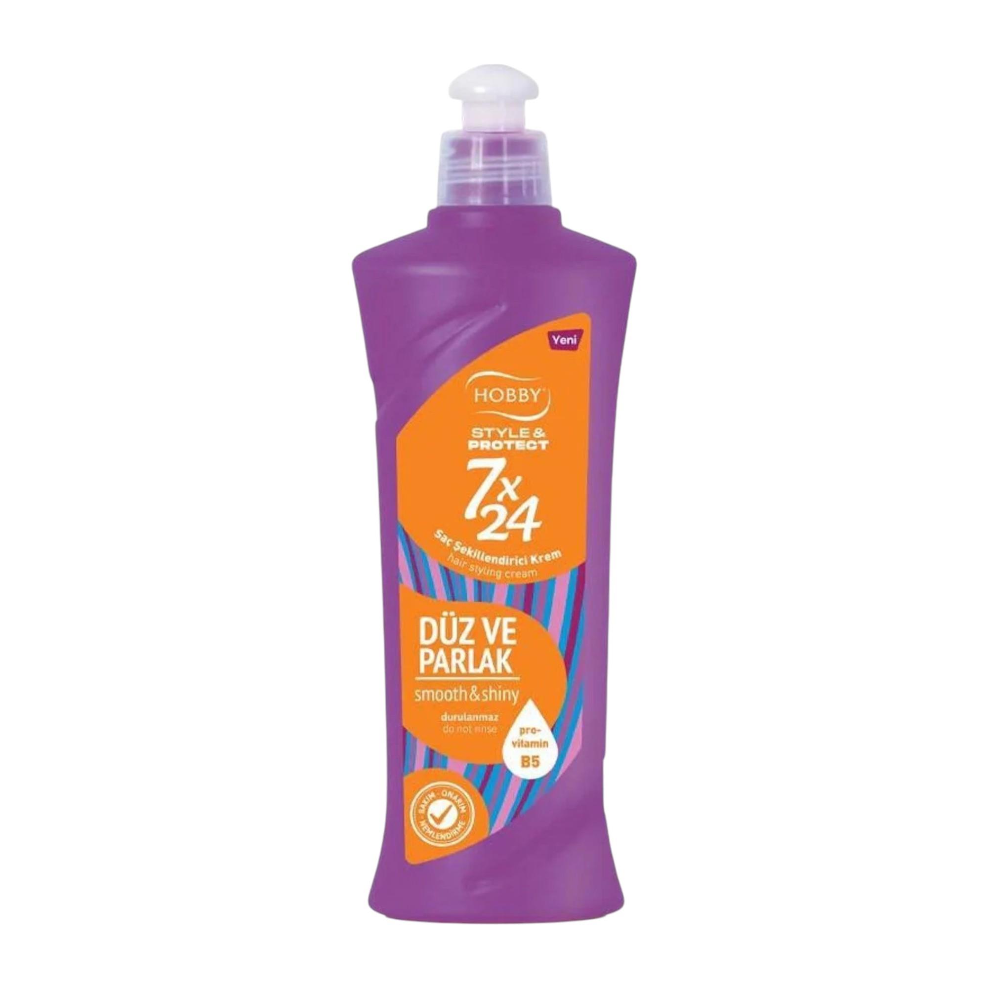 Hobby 7x24 Düz ve Parlak Saç Şekillendirici Krem 250 ml