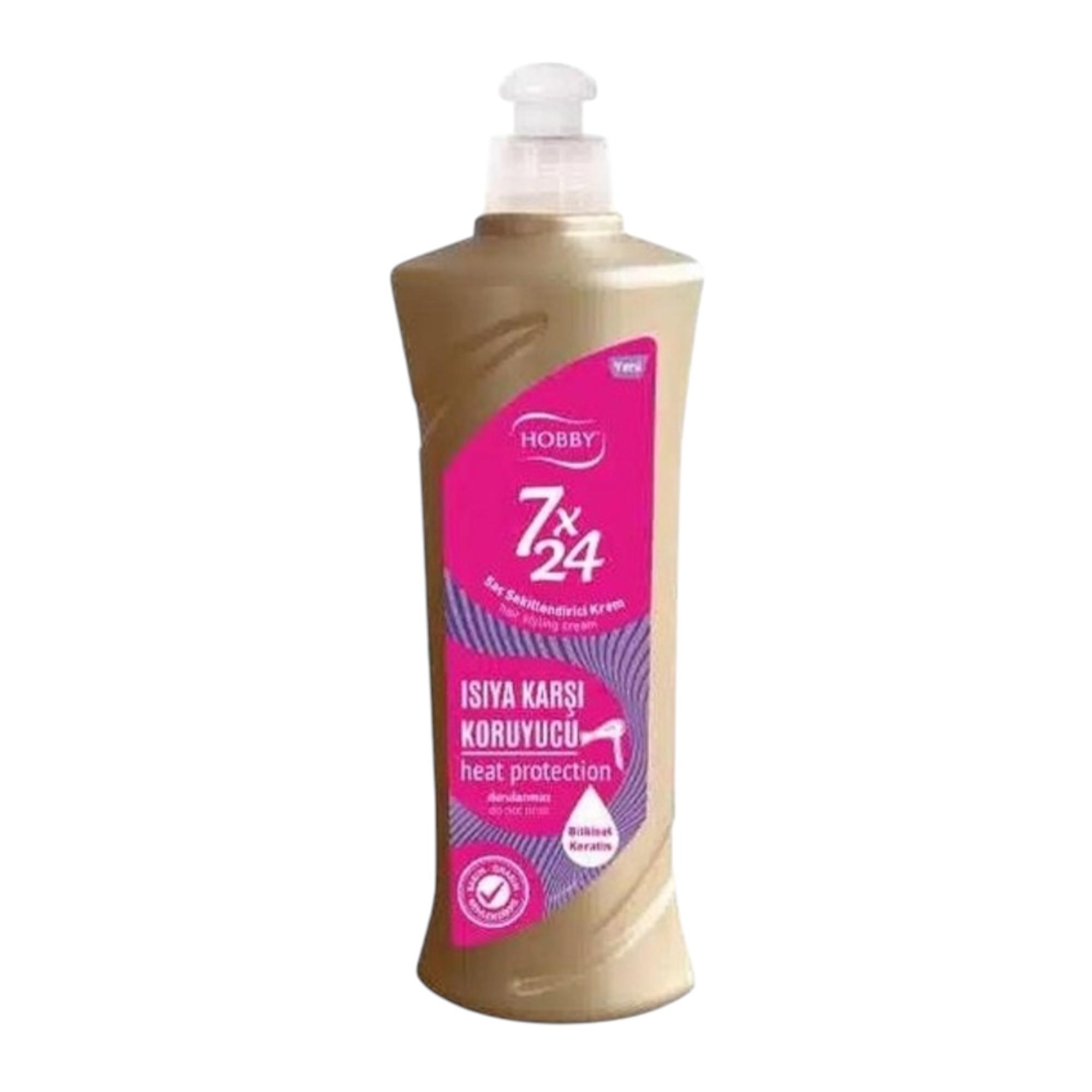 Hobby 7x24 Isıya Karşı Koruyucu Saç Şekillendirici Krem 250 ml