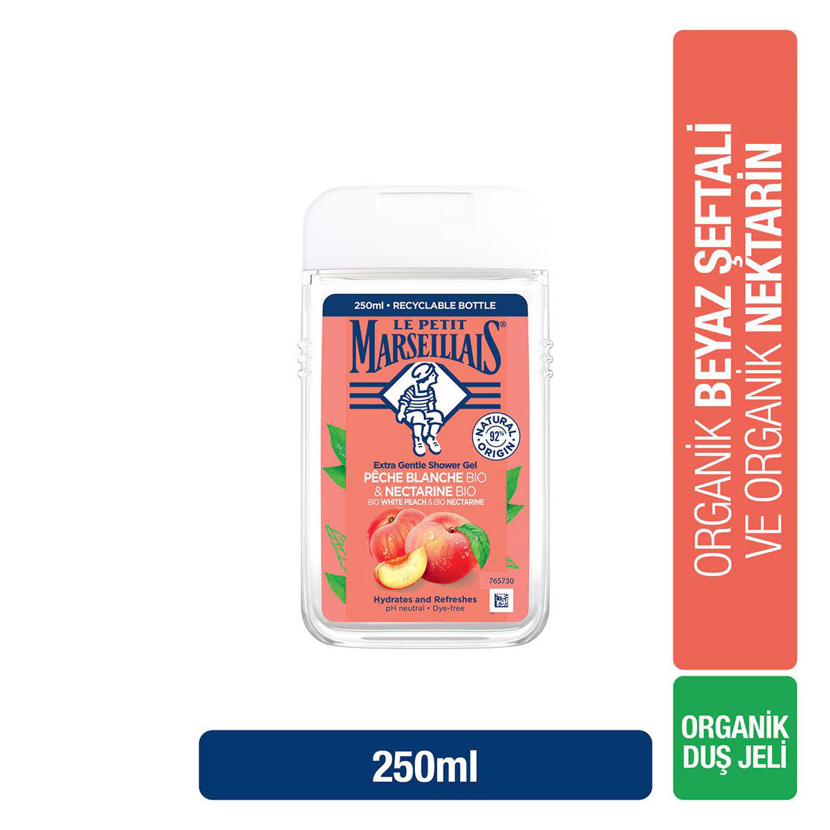 Le Petit Marseillais Beyaz Şeftali ve Nektarin Duş Jeli 250 ml