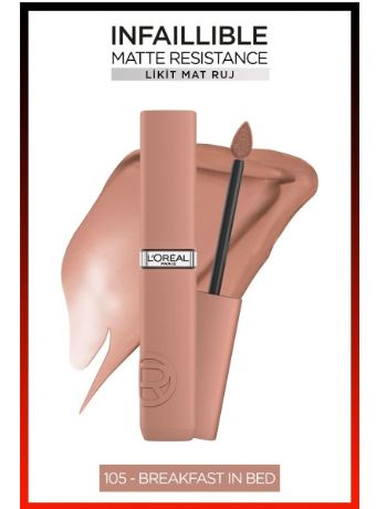 L'oreal Ruj Inf La Matte Resıstance 105