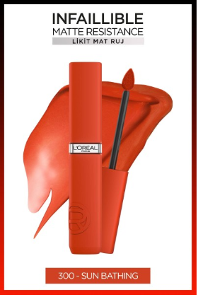 L'oreal Ruj Inf La Matte Resıstance 300