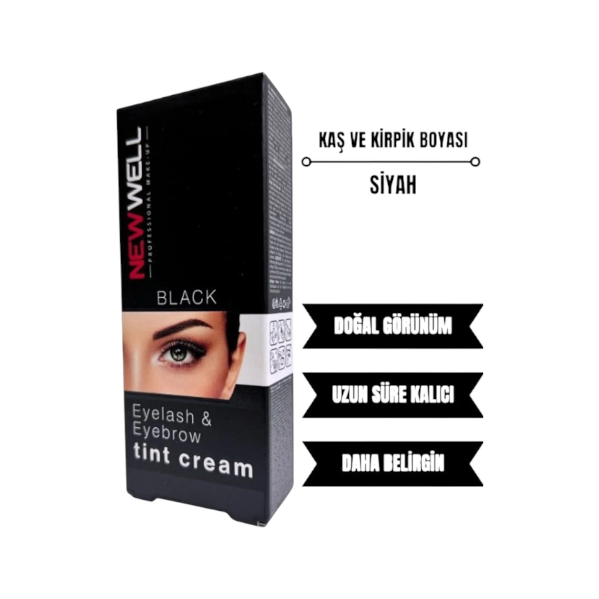 NEWWELL Siyah Kirpik & Kaş Boyası 15 ml