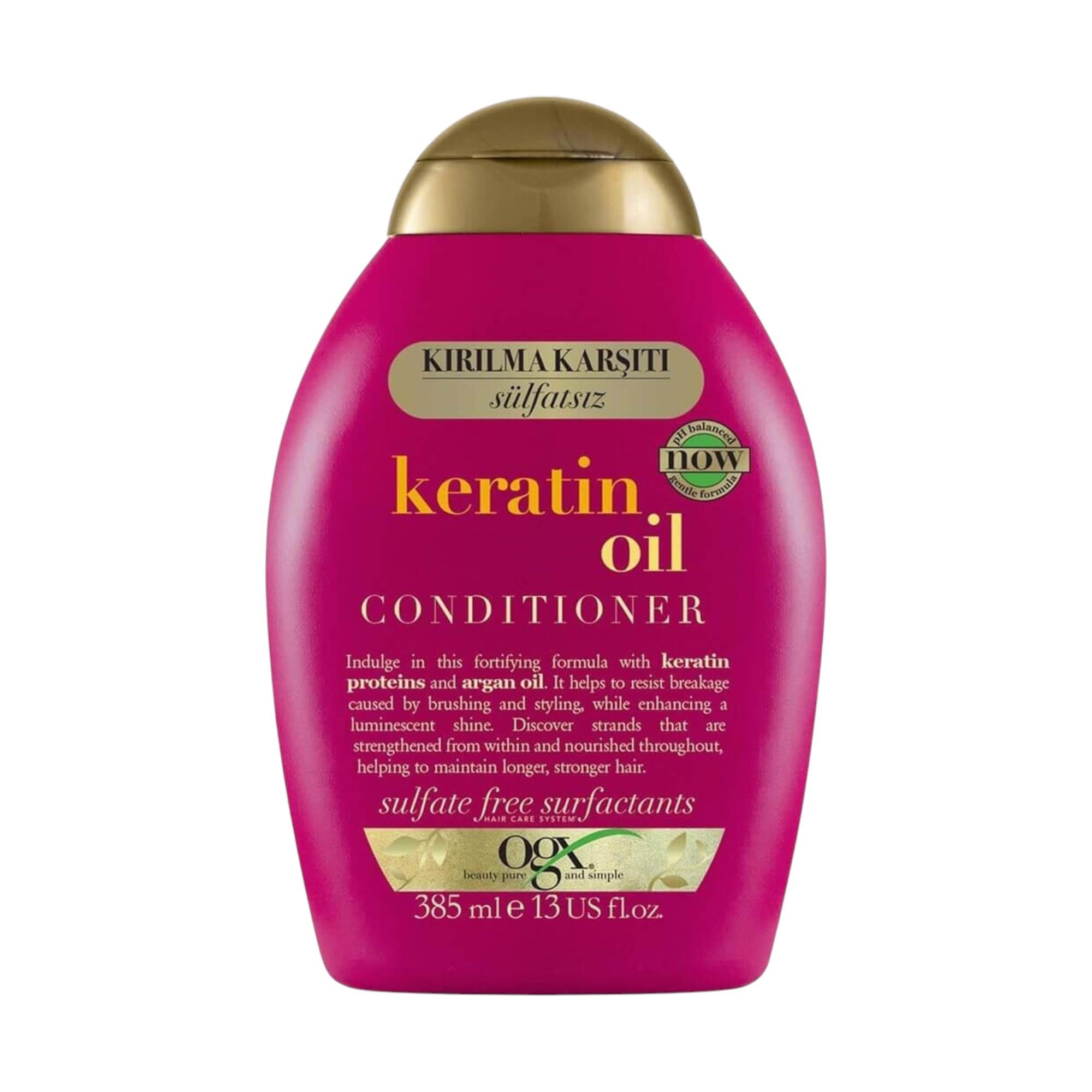 Ogx strength&length + keratin oil Saç Kremi 385 ml