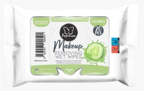Papilion Makeup Cucumber 20'li (Makyaj Temizleme Mendili)