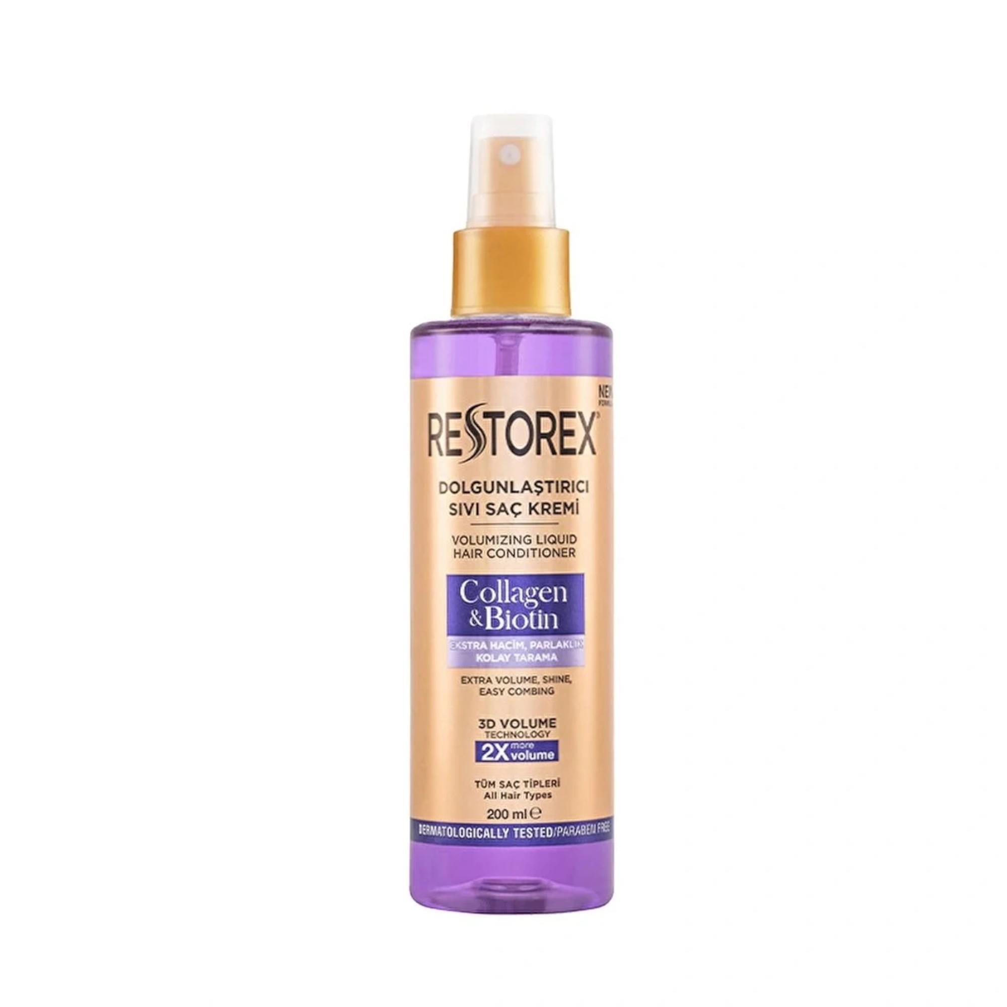 Restorex Collagen&Biotin Dolgunlaştırıcı Sıvı Saç Kremi 200 ml