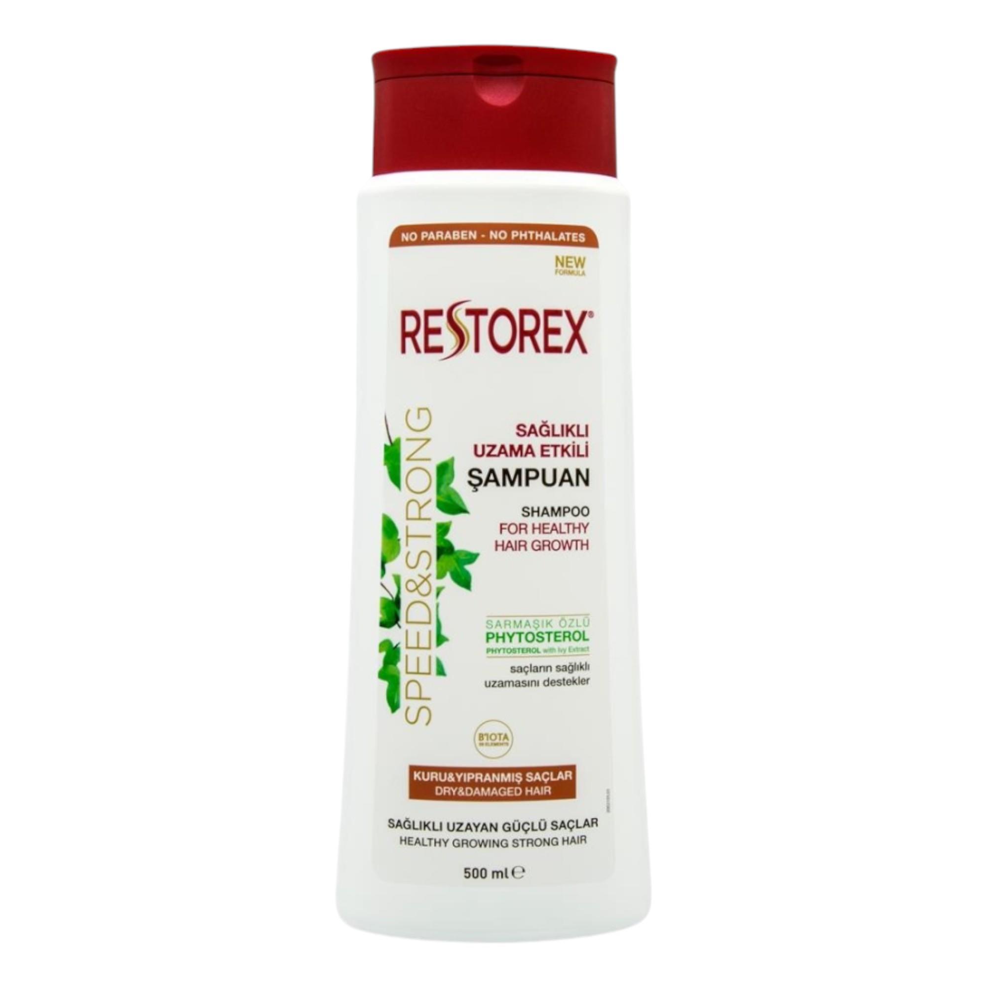 Restorex Sağlıklı Uzama Etkili Şambuan Kuru&Yıpranmış Saçlar 500 ml