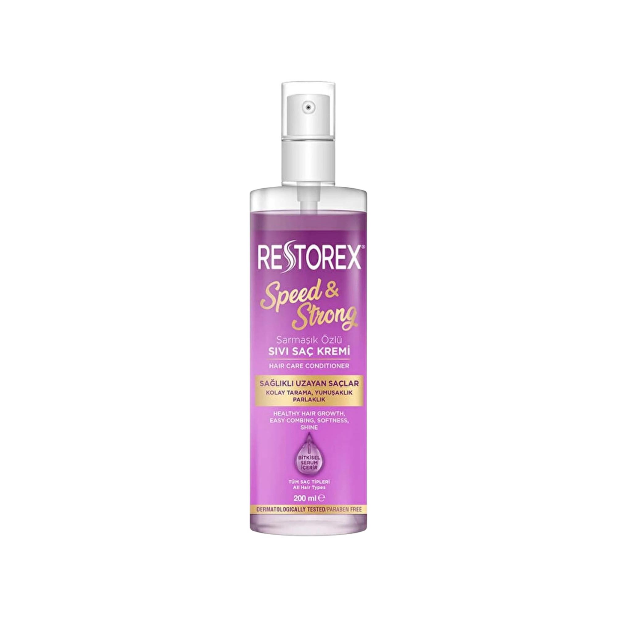 Restorex Speed&Strong Sarmaşık Özlü Sıvı Saç Kremi 200 ml
