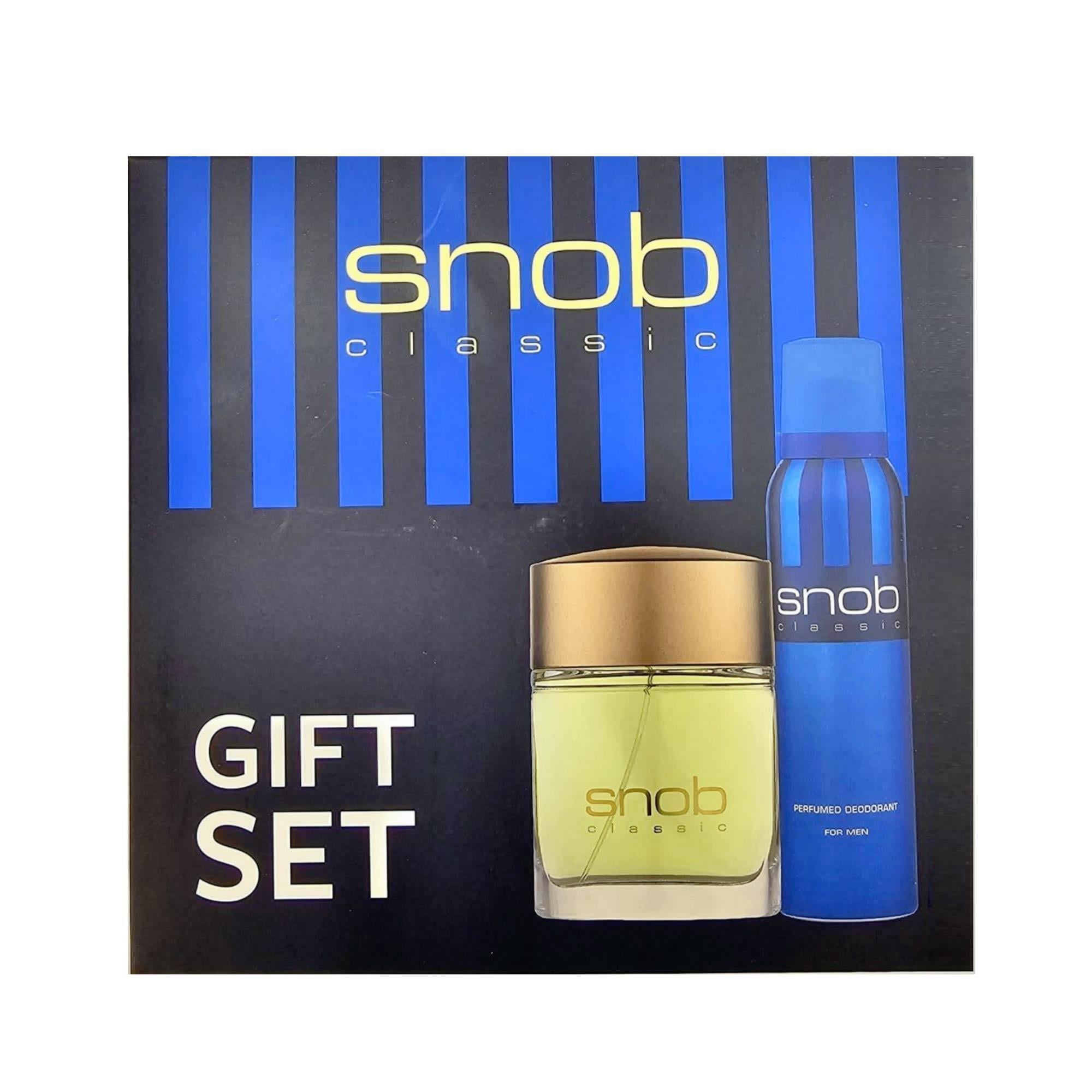 Snob Classic Edt & Deodorant For Men Hediyeli Set 100 + 150 ml