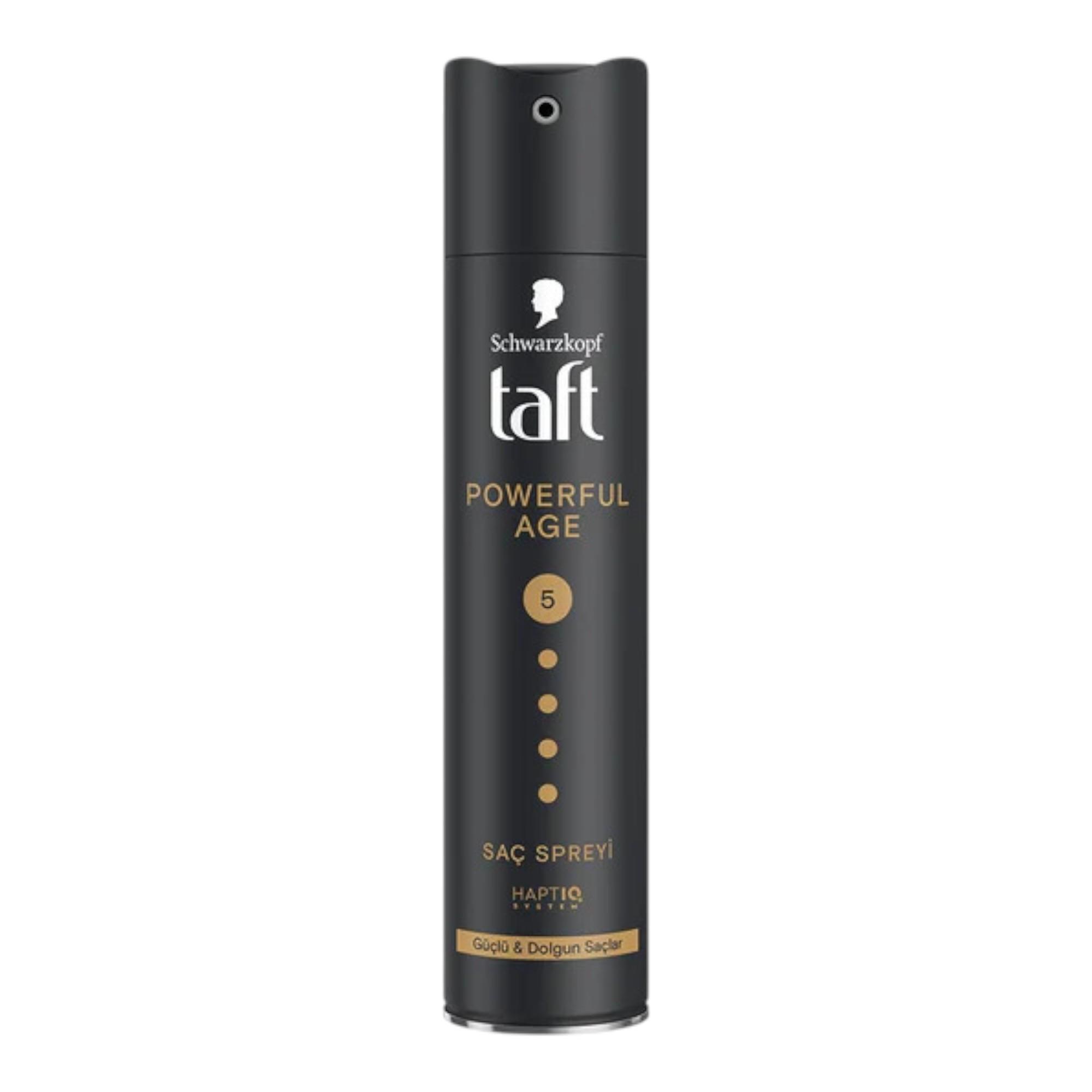 Taft Powerful Age No:5 Güçlü&Dolgun Saçlar Saç Spreyi 250ml