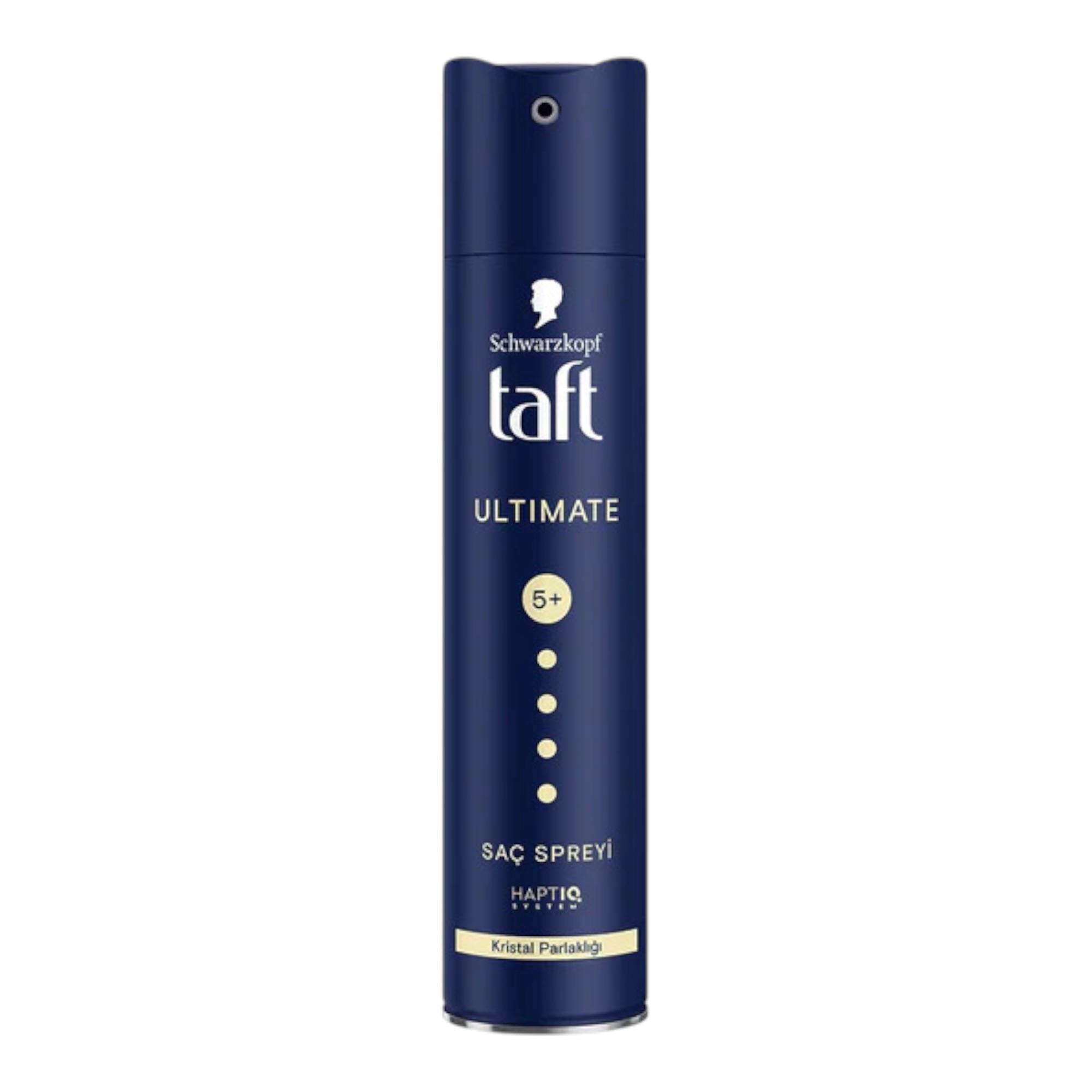 Taft Ultımate No:5+ Kristal Parlaklığı Saç Spreyi 250ml