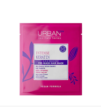 Urban Care Intense Keratin Hasar Onarımı ve Parlaklık Veren Duş Öncesi Saç Bakım Maskesi 50 ml