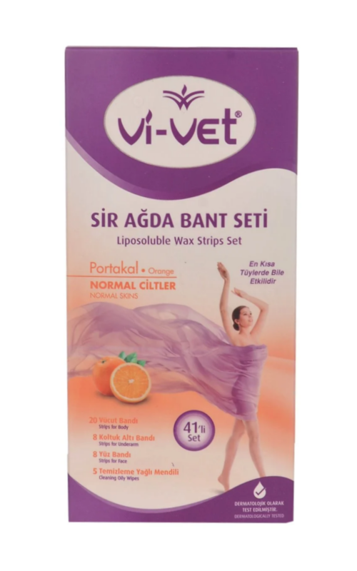 Vi-vet Sir Ağda Bant Seti Portakal 41'li