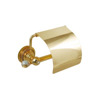 Aksu Style Kapaklı Kağıtlık PVD Gold