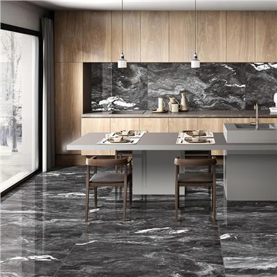 Anka Seramik 60x120 Granada Siyah Rektifiye Parlak