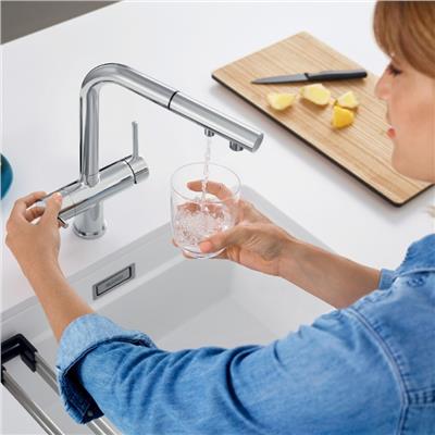 Blanco Fontas-S II Silgranit Kaya Gri Eviye Bataryası