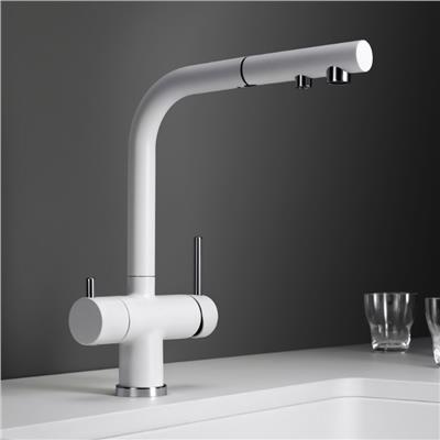 Blanco Fontas-S II Silgranit Soft Beyaz Eviye Bataryası