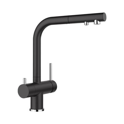 Blanco Fontas-S II Silgranit Siyah Eviye Bataryası