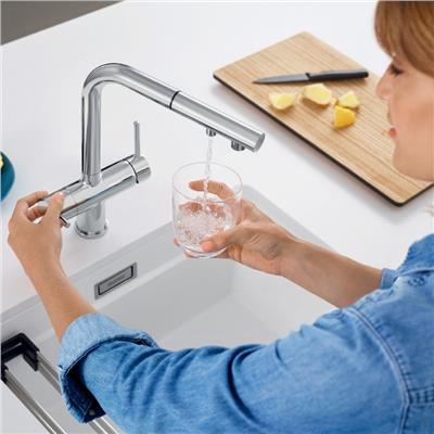 Blanco Fontas-S II Silgranit Beyaz Eviye Bataryası