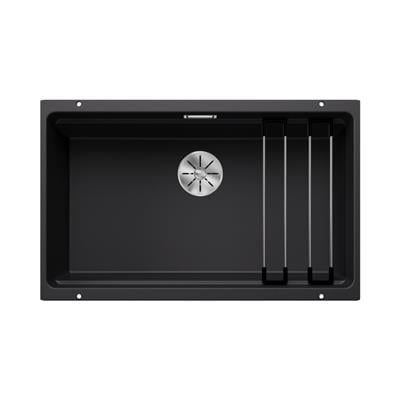 Blanco Etagon 700-U Silgranit Siyah Eviye