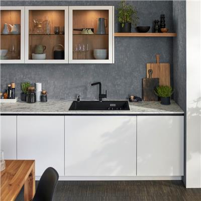 Blanco Etagon 8 Silgranit Siyah Eviye