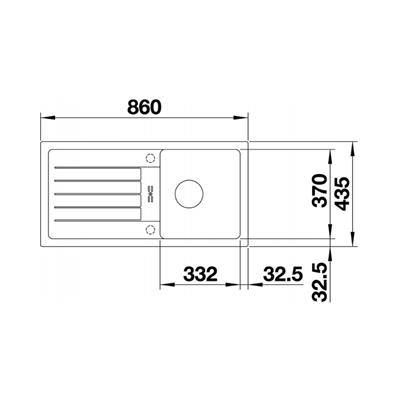 Blanco Favum 45 S Silgranit Antrasit Eviye