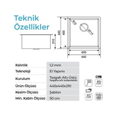 Crauf Stella 4444 Mat Gri Evye