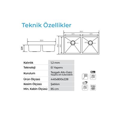 Crauf Stella 4580 Mat Gri Evye