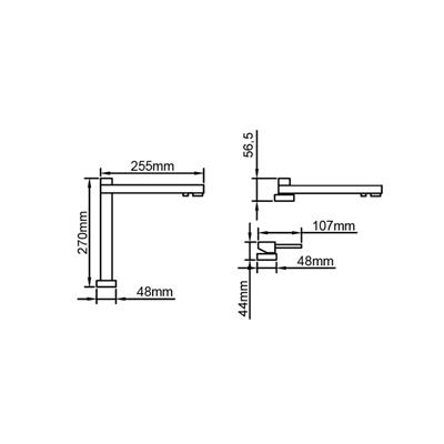 Crauf Vertice 4055 Purificion Asansörlü Arıtma Uyumlu Evye Bataryası Bakır