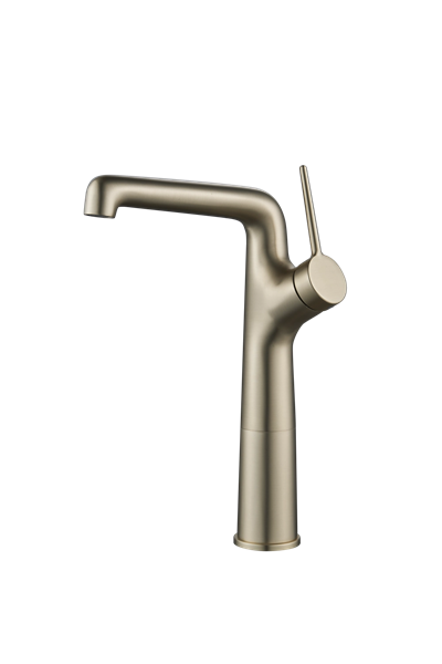 Creavit Flow Uzun Lavabo Armatürü Brush Gold
