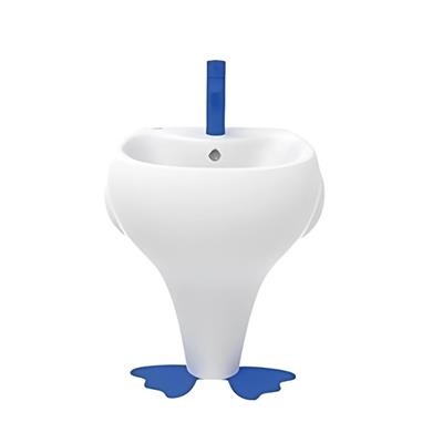 Creavit Ducky Mavi Ayaklı Lavabo 40x52 cm