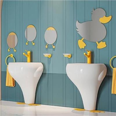 Creavit Ducky Royale Yuvarlak Havluluk - Sarı