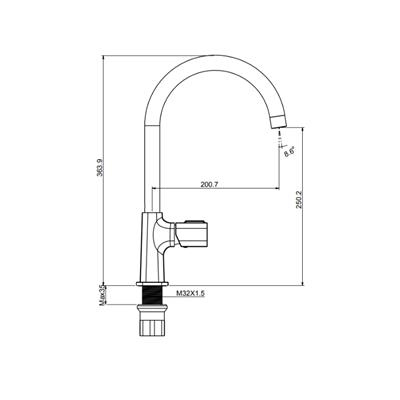 Creavit Alfa Evye Bataryası Mat Siyah