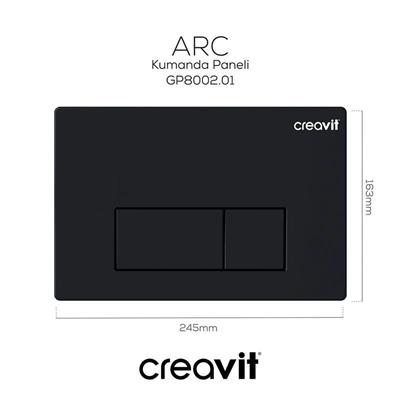 Creavit ARC Mat Siyah Boyalı Kumanda Paneli