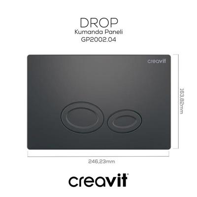 Creavit DROP Antrasit Kumanda Paneli