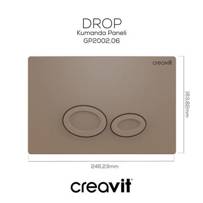 Creavit DROP Cappuccino Kumanda Paneli
