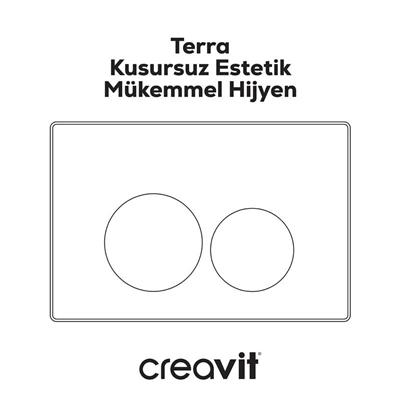 Creavit TERRA Mat Krom Kaplama Kumanda Paneli