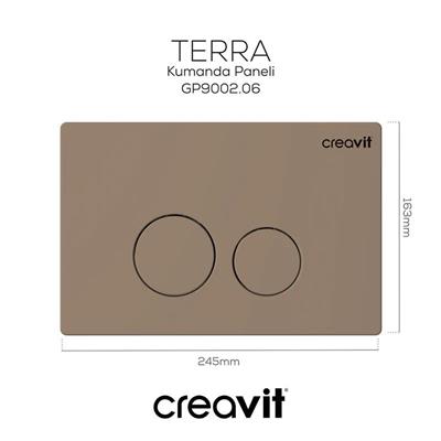 Creavit TERRA Mat Cappucino Boyalı Kumanda Paneli