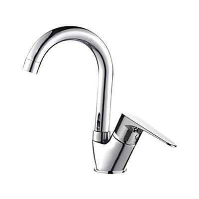 Creavit Vega Kuğu Lavabo Bataryası Krom