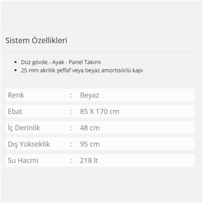 Formina Free Bendensel Engelli Özel Küvet