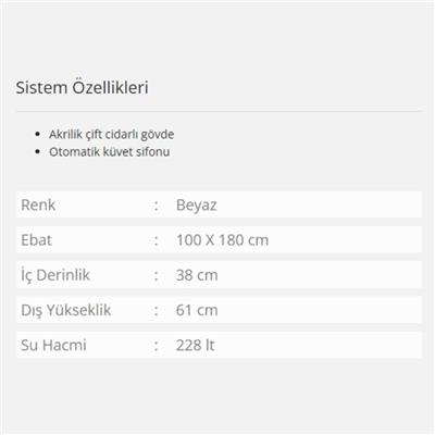 Formina Lina Özel Küvet