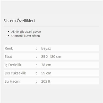 Formina Pablo Özel Küvet