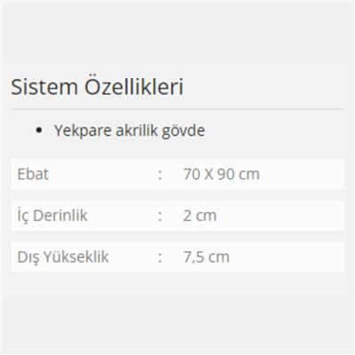 Formina Line Slimblok Duş Teknesi