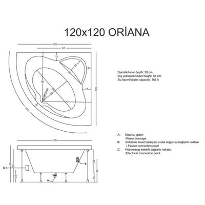 Formina Oriana Küvet