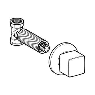 Geberit Ankastre Stop Valf Kare Volan