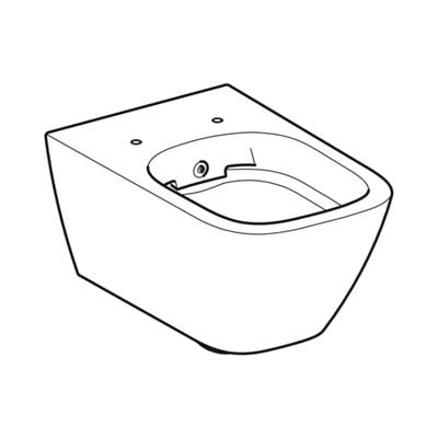 Geberit Smyle Square Rimfree Asma Klozet, 54 cm