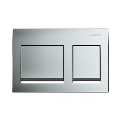 Geberit Kumanda Kapağı Alpha35 - Çift basmalı - Mat Krom