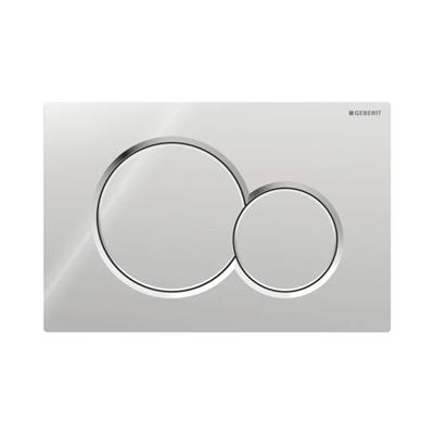 Geberit Kumanda Kapağı Sigma 01 - Çift basmalı - Parlak Krom