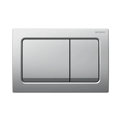 Geberit Kumanda Kapağı Alpha30 - Çift basmalı - Mat Krom