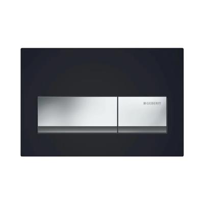 Geberit Kumanda Kapağı Alpha50 - Çift basmalı - Siyah